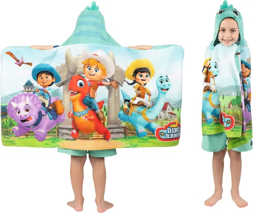 Vista 13 de Bakugan Anime Battle Brawlers Toalla Envolvente de Rizo de Algodón Suave con Capucha para Baño/Piscina/Playa, 24 x 50 pulgadas, por Franco Kids