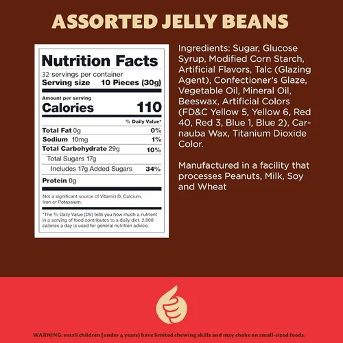 Vista 2 de Jelly Beans Bolsa de 2 libras Sabores surtidos Caramelos clásicos favoritos