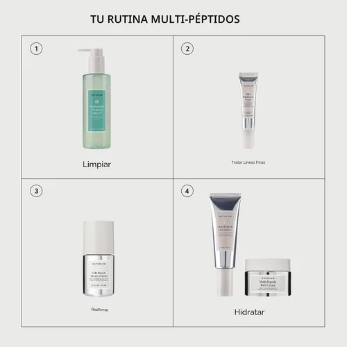 Vista 9 de Naturium Suero avanzado multipéptido, suero facial reafirmante y suavizante para líneas finas y arrugas con mezcla avanzada de múltiples péptidos, 1