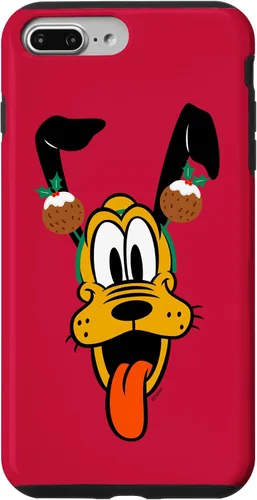Vista 12 de Disney Plutón - Funda para iPhone 17 con diadema de pudín navideño