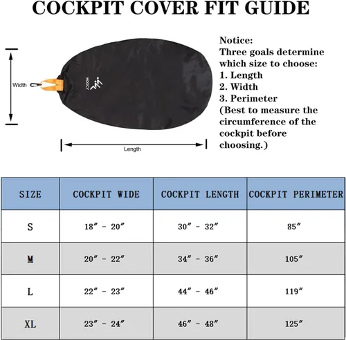 Vista 2 de Universal Kayak Cockpit Covers,Drape Waterproof Seal Cockpit Protector Kayak Hatch Covers for Indoor and Outdoor Storage Keep Hatch Hole Seat Clean