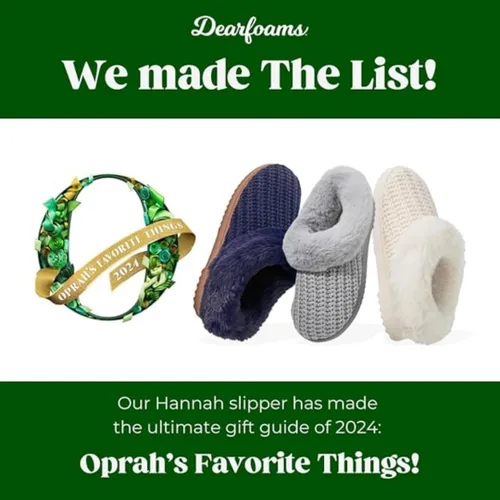 Vista 3 de Dearfoams Pantuflas de punto de chenilla Hannah para mujer