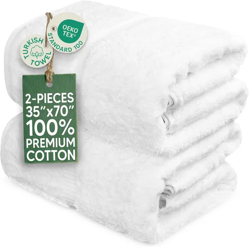 Vista 21 de Towel Bazaar Juego de toallas de 8 piezas, 100% algodón turco, color negro