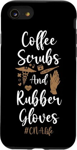 Vista 18 de iPhone 16 CNA Nurse Certified Nursing Assistant Coffee Coffee Scrubs & Case