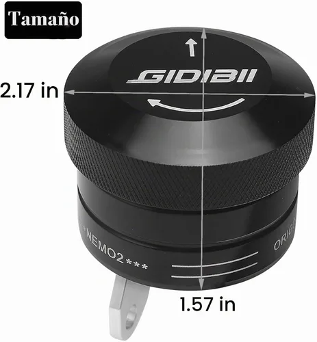 Vista 2 de Lubricador de Cadena Universal para Motocicleta, Engrasador Automático con Control Manual, Parte de Aceite para Moto (Negro)