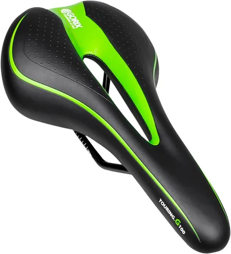 Vista 12 de Sillín GORIX para Bicicleta Cómodo con Cojín y Riel para Bicicleta de Montaña y Carretera para Hombres y Mujeres (GX-C19)