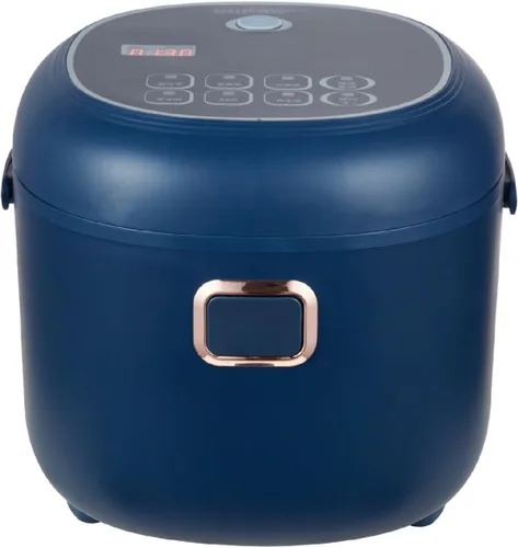 Vista 9 de Mini olla arrocera eléctrica de 2 litros, calentador de alimentos de 12 V/24 V, portátil, antiadherente, viaje para automóvil, camión, pequeña olla