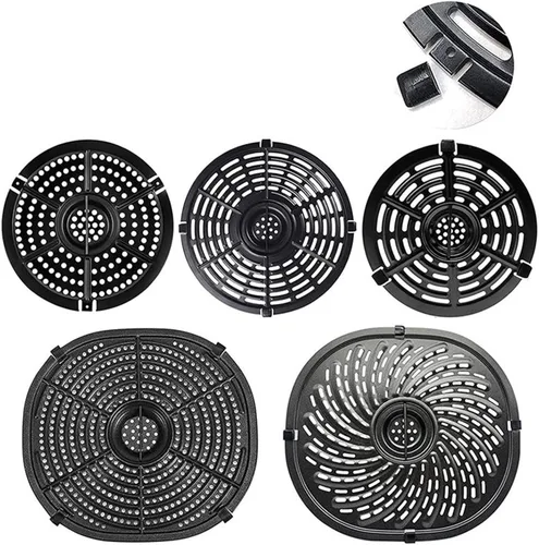 Vista 7 de Parachoques de goma para freidora de aire, puntas de goma, fundas protectoras antiarañazos para freidora de aire, lengüetas de goma de silicona