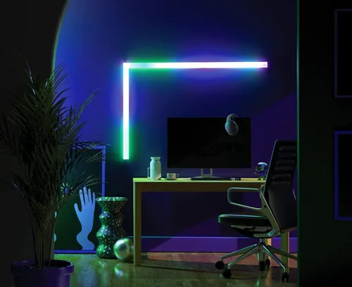Vista 8 de Barra de luz inteligente LIFX Beam, kit de 6 piezas (L3BEAMKITUS), multicolor, 6 unidades, 33 vatios