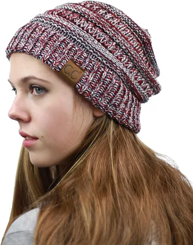 Vista 339 de C.C Trendy Warm Chunky Soft Stretch Cable Knit Beanie