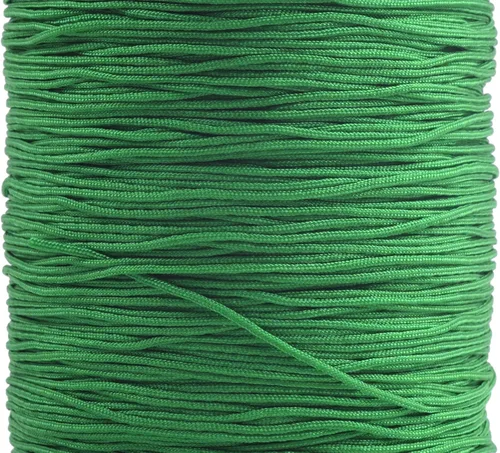 Vista 18 de KONMAY 1 rollo de cuerda de nailon de 150 yardas, trenzado de 0.016 in de nailon Shamballa Macramé/cordón de cuentas, cordón de nudo chino, cuerda