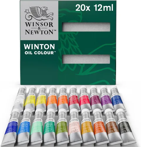 Vista 14 de Winsor & Newton Set de pintura al óleo Winton Color, fluorescente, 3 tubos de 37ml Pigmentos de artista, duraderos, resistentes a la luz