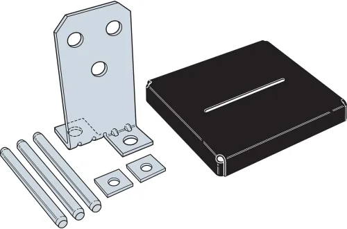 Vista 6 de Simpson Strong-Tie CPT88Z CPTZ ZMAX Base de poste oculta galvanizada para 8x8 (paquete de 6)