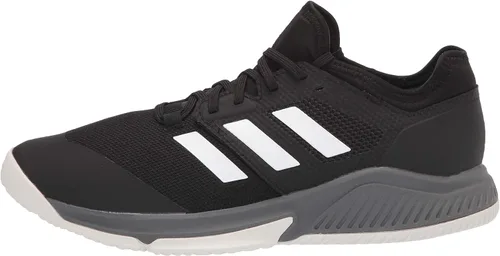 Vista 8 de adidas Tenis de voleibol Court Team Bounce para hombre, Halo SilverHi-res YellowHalo Blue, 4