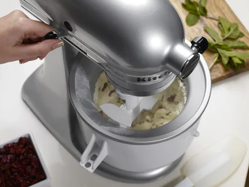 Vista 2 de Accesorio para heladera KitchenAid - Excluye modelos de 7, 8 y la mayoría de 6 cuartos de galón, Compatible con mezcladores de 5 a 6 cuartos de galón