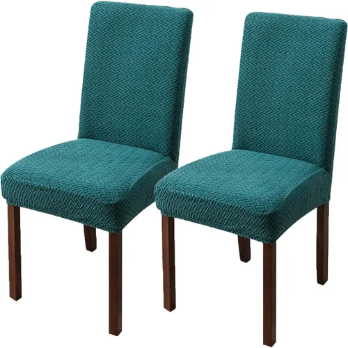Vista 41 de Genina Fundas impermeables para sillas de comedor, cocina, fundas para sillas de comedor Parson (beige, 2 unidades)