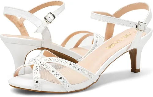 Vista 3 de Dream Pairs Nina - Sandalias de tacón bajo para mujer