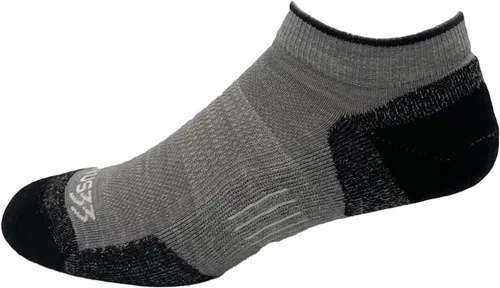 Vista 10 de USA Made - No Show Socks - Running Socks - Merino Wool - Mountain Heritage S31 Micro + Cojín Negro