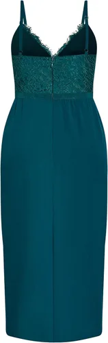 Vista 5 de City Chic Women's Plus Size Cocktail Dress - Lace Touch