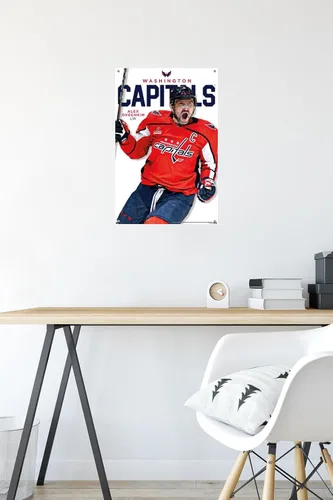 Vista 6 de Trends International NHL Washington Capitals - Póster de pared de la serie 23 de Alexander Ovechkin, 14.72 x 22.37 pulgadas, paquete de póster