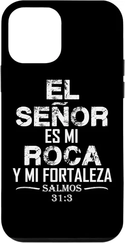 Vista 12 de Funda para iPhone 14 Salmos El Senor Es Mi Roca Biblia Cristiana