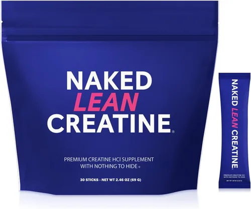 Vista 11 de NAKED Polvo magro de creatina HCl – Frambuesa lima, vegano, sin OMG, sin gluten, sin rellenos, apoya el crecimiento muscular y la fuerza – 68