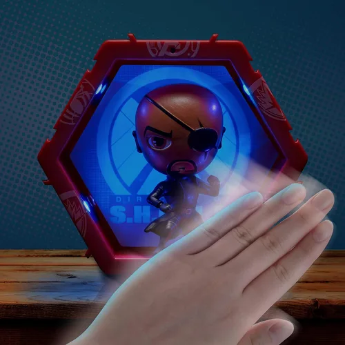Vista 4 de Wow! PODS Colección de los Vengadores de Marvel – Nick Fury Figura de cabeza de juguete de superhéroe iluminada Juguetes coleccionables