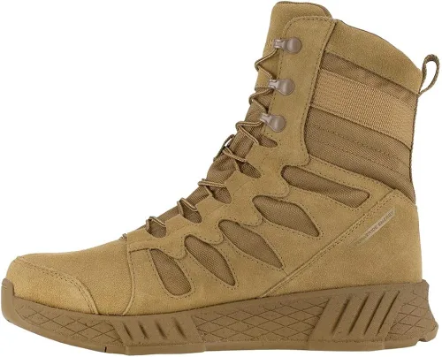 Vista 3 de Reebok Floatride Energy Tactical Safety Toe - Botas tácticas de 8 pulgadas con cremallera lateral