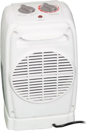 Vista 2 de Comfort Glow CEH255 Horno de seguridad de cerámica oscilante, longitud: 4.63 pulgadas, ancho: 5.75 pulgadas, altura: 10.5 pulgadas, gris