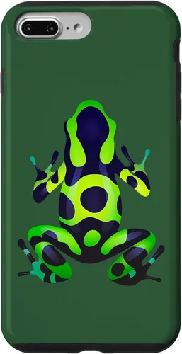 Vista 12 de Green & Black Poison Dart Frog Colored Exotic Amphibian Pet Case for iPhone 16