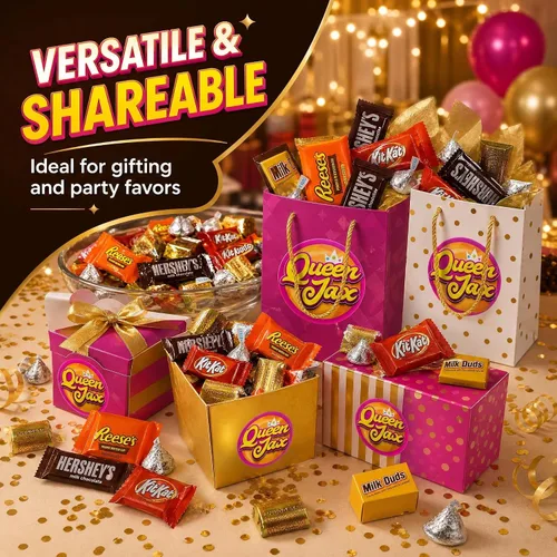 Vista 4 de Paquete Surtido de Dulces de Chocolate a Granel – 1.5 Lb Mezcla de Dulces de Chocolate a Granel – Dulces de Chocolate a Granel – Chocolate – Barras