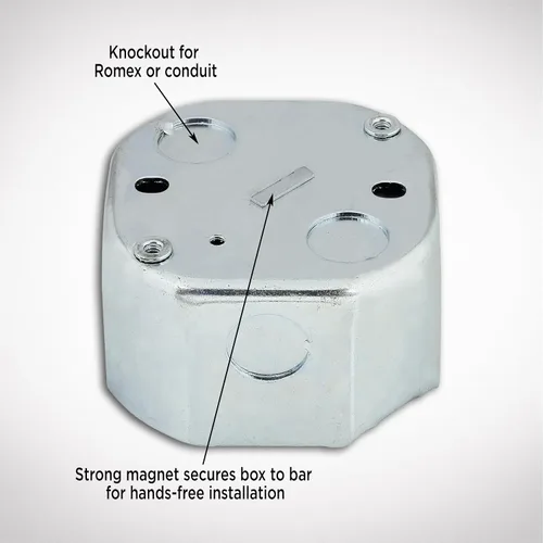 Vista 4 de Westinghouse Saf-T-Brace, 3 dientes, giro y bloqueo