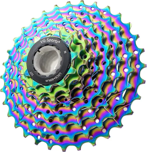 Vista 9 de VG SPORTS 8 Speed Cassette 11-25T/11-28T/11-32T/11-36T/11-40T/11-42T for Road Bike/MTB Cassette, Bike Cassette Compatible with Shimano/Sram
