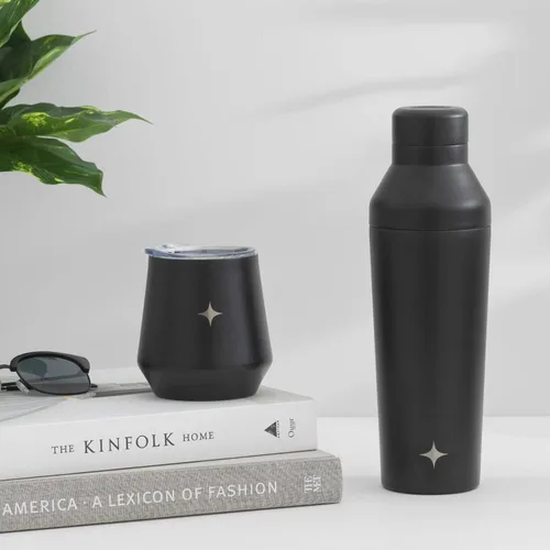 Vista 9 de JoyJolt Vaso de vino con triple aislamiento con tapa de 12 onzas, tapa deslizante y con pajita. Vaso de vino de acero inoxidable de doble pared al