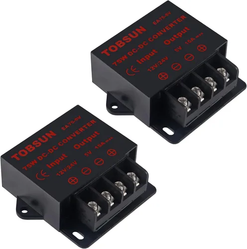 Vista 11 de Paquete de 2 Convertidores Reductores de Voltaje de CC 24V a CC 12V 10A 120W Regulador de Voltaje Reductor Convertidor de Potencia Mini Módulo