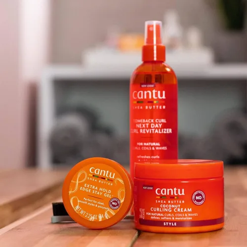Vista 2 de Cantu Crema rizadora de coco y manteca de karité, 12 onzas (paquete de 8)