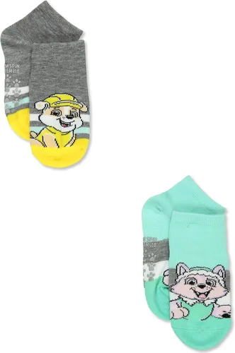 Vista 5 de Nickelodeon Paw Patrol Pups - Paquete de 6 calcetines Gripper Quarter para niños pequeños