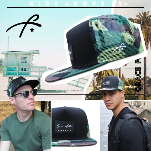 Vista 61 de Grace Folly - Gorra trucker unisex gorra de malla con cierre trasero