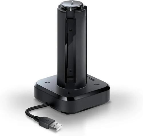 Vista 4 de Bionik Tetra Power - Nintendo Switch Joy Con Charging Dock (4 Controllers) with Built-In Cable Adjustment System and LED Charge Status Indicators