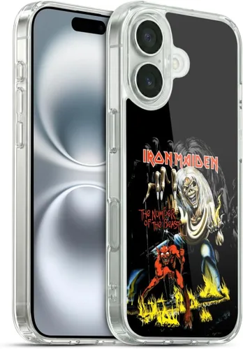 Vista 281 de Head Case Designs Funda de gel suave con licencia oficial de Iron Maiden Brave New World, compatible con Apple iPhone 7 Plus/iPhone 8 Plus Nuevo