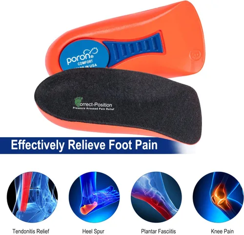 Vista 6 de Soporte de arco para alivio de la fascitis plantar para mujeres y hombres, talonera para aliviar el dolor de talón, alivio de tendinitis de Aquiles