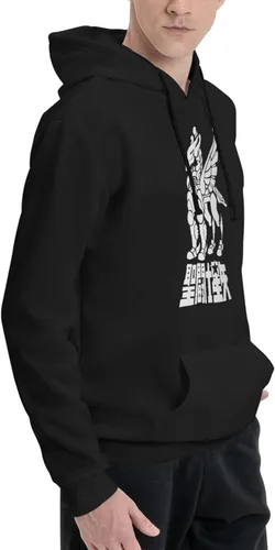Vista 5 de KLEIDUNG Anime Saint Seiya Hoodie Woman'S Casual Sweatshirts Long Sleeves Drawstring Pullover Hooded