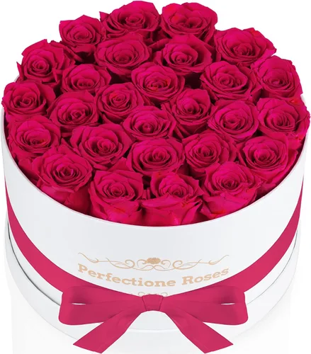 Vista 24 de Perfectione Roses 27 Rosas en una Caja, Rosa del Día de la Madre, Flores Preservadas para Ella, Flores para Entrega, Regalos de Cumpleaños