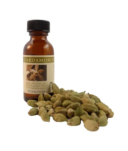 Vista 2 de Bakto Flavors Extracto de cardamomo natural (1 onza líquida) paquete de 3