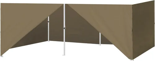 Vista 96 de Eurmax USA - Kit de paredes con cierre completo para toldo desplegable de 8x8 pies, solo 4 paredes (verde bosque)