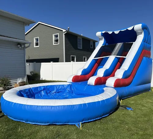 Vista 9 de 24f(L) Inflatable Water Slide, Commercial Grade, for Adults/Kids