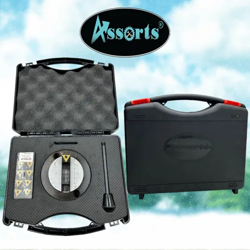 Vista 8 de Accesorio de giro de bolas con escala de graduación (para referencia de usuarios) para hacer bolas convexas en máquina de torno con 1 caja de broca