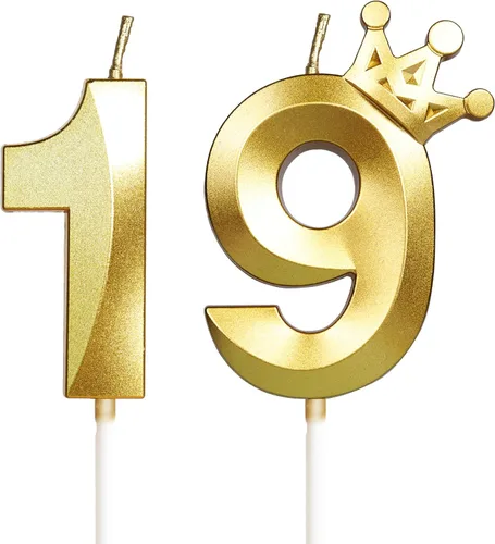 Vista 25 de Velas de cumpleaños número 10 para pastel, velas de oro rosa número 10 con corona, diseño 3D, decoración de pastel de cumpleaños para niñas