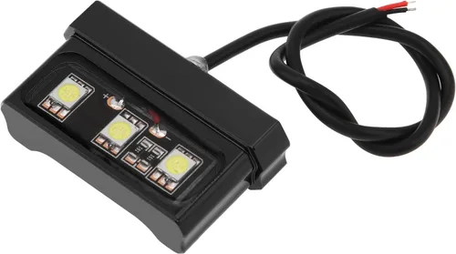 Vista 5 de Soporte de matrícula de motocicleta Eliminador de guardabarros ajustable con luz LED Adjustable length/angle/height. CNC aluminum.