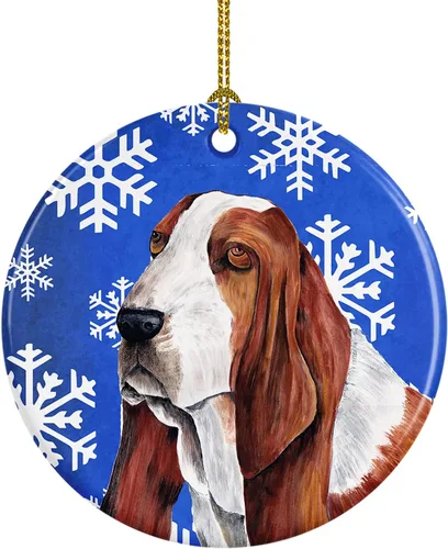 Vista 358 de Caroline's Treasures Cavalier Spaniel - Adorno de cerámica para colgar en el árbol de Navidad, para el hogar, Navidad, fiestas, regalo, 3 pulgadas